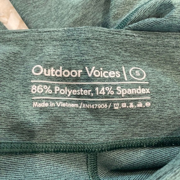 Outdoor Voices Green Leggings size Small - Picture 6 of 8